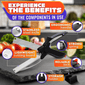 Kitchen Scissors For Food 2 In 1 Cutting Board Scissors & Knife With Locking Mechanism & Stainless Steel Blades Multifunctional Kitchen Shears For Effortless Chopping Slicing & Meal Prep