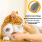 One-Click Pet Hair Removal Comb for Effortless Grooming of Dogs and Cats - Float Hair Removal Slicker Brush with Automatic Funct
