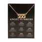 New Trendy Fashion Alloy Gold Color Lucky Angel Numbers Wish 777 Pendant Necklace for Women Girl Gift Birthday Jewelry Dropship