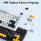 AULA F75 2.4G Wireless/Bluetooth/Wired Gaming Mechanical Keyboard RGB Customized 75% Layout OEM Profile Gasket Structure