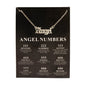 New Trendy Fashion Alloy Gold Color Lucky Angel Numbers Wish 777 Pendant Necklace for Women Girl Gift Birthday Jewelry Dropship