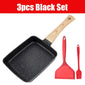 Nonstick Tamagoyaki Pan Japanese Omelette Egg Pan Rectangular Egg Roll Pan with Detachable Anti Scalding Handle for All Stove