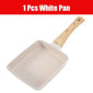 Nonstick Tamagoyaki Pan Japanese Omelette Egg Pan Rectangular Egg Roll Pan with Detachable Anti Scalding Handle for All Stove