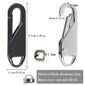 Metal Zipper Replacement Head Detachable Luggage Clothing Free Replacement Of Spring Zipper Buttons