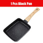 Nonstick Tamagoyaki Pan Japanese Omelette Egg Pan Rectangular Egg Roll Pan with Detachable Anti Scalding Handle for All Stove