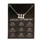 New Trendy Fashion Alloy Gold Color Lucky Angel Numbers Wish 777 Pendant Necklace for Women Girl Gift Birthday Jewelry Dropship