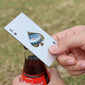 Beer Opener Creative Stainless Steel  Of Spades Playing Card
