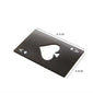 Beer Opener Creative Stainless Steel  Of Spades Playing Card