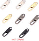 Metal Zipper Replacement Head Detachable Luggage Clothing Free Replacement Of Spring Zipper Buttons