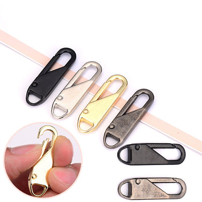 Metal Zipper Replacement Head Detachable Luggage Clothing Free Replacement Of Spring Zipper Buttons