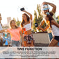 Speaker TG506 Portable Mini Wireless Soundbar Bluetooth 5.0 Outdoor Indoor HIFI Loudspeaker Support TF Card FM Radio Waterproof