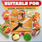 Kitchen Scissors For Food 2 In 1 Cutting Board Scissors & Knife With Locking Mechanism & Stainless Steel Blades Multifunctional Kitchen Shears For Effortless Chopping Slicing & Meal Prep