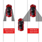 2Pcs Round Frame Convex Blind Spot Mirror Safety Driving Wide-angle 360 Degree Adjustable Clear Rearview Mirror Car Accessories