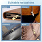 Metal Zipper Replacement Head Detachable Luggage Clothing Free Replacement Of Spring Zipper Buttons