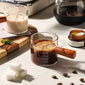 Italian Creative Milk Cup Glass Measuring Cup With Scale