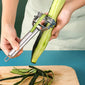 2 in1 Stainless Steel Potato Grater Julienne Peeler Kitchen Accessories Vegetables Peeler Double Planing Grater Kitchen Tools