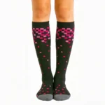 Square maroon "Stretchable™" socks - Image 4
