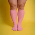 Large Size Pink Easy Stretch™ Socks - Image 6