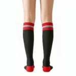 Black and red double-spun Easy Stretch™ socks - Image 5