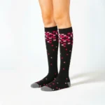 Square maroon "Stretchable™" socks - Image 7