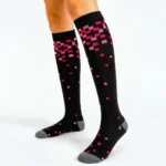 Square maroon "Stretchable™" socks - Image 5