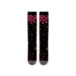 Square maroon "Stretchable™" socks