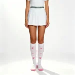 Pink and White "Easy Stretch™" Socks - Image 7