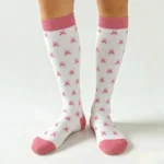 Powder-white stretchable "Easy Stretch™" socks - Image 7