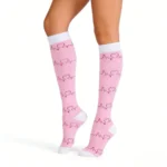 Pink ECG Elastiheart™ Stretch Socks - Image 6