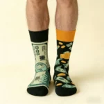 Money Talks Asymmetric Street Socks - Image 5