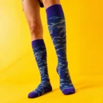 Blue camouflage "Stretchable™" socks - Image 6