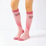 Pink Knee-High Compression Socks — 4-Pack - Image 4