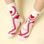 Pink Heart Crew Socks - Image 7