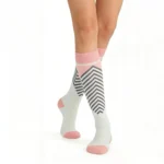 Pink striped "Stretchable™" socks - Image 5