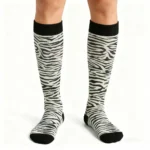 Zebra Pattern Easy Stretch™ Socks - Image 2