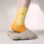 Trendy Tie-Dye Candy Crew Socks (W Embroidery) - Image 6