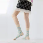 Colorful Matching Couple Crew Socks - Image 4