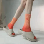 Trendy Tie-Dye Candy Crew Socks (W Embroidery) - Image 4