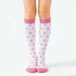 Pink Knee-High Compression Socks — 4-Pack - Image 16