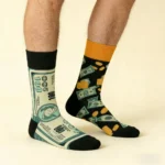 Money Talks Asymmetric Street Socks - Image 4