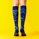 Blue camouflage "Stretchable™" socks - Image 5