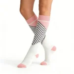 Pink striped "Stretchable™" socks - Image 4