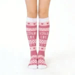 Pink "Elasticity™" heart-shaped socks - Image 3
