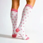 Pink Knee-High Compression Socks — 4-Pack - Image 14