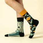 Money Talks Asymmetric Street Socks - Image 3