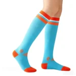 Lake blue "Stretchable™" socks - Image 5