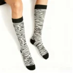 Zebra Pattern Easy Stretch™ Socks - Image 5