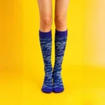 Blue camouflage "Stretchable™" socks - Image 3