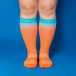 Colorful orange "Relax Stretch™" elastic socks - Image 7