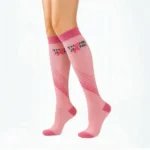 Pink Knee-High Compression Socks — 4-Pack - Image 3